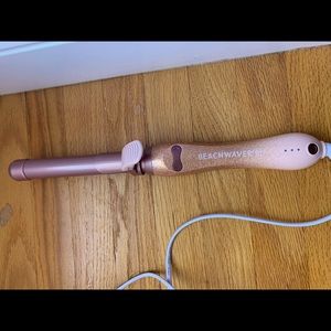 Beachwaver BI automatic rotating curling iron - pink glitter limited edition
